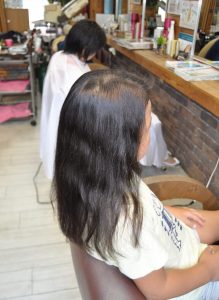 マレーアレナータ縮毛矯正(弱め)でナチュラルなストレート