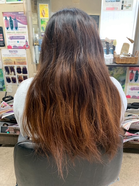 マレーア・レナータ縮毛矯正：ビフォー